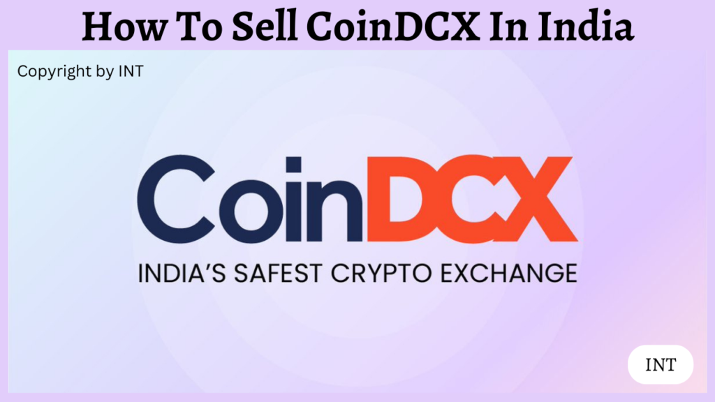 How To Sell CoinDCX In India