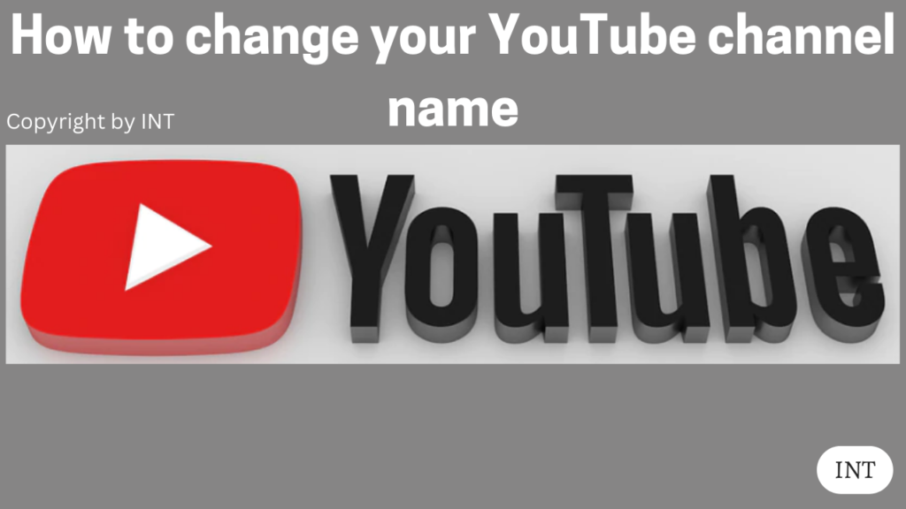 How to change your YouTube channel name