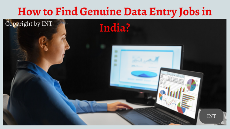 How to Find Genuine Data Entry Jobs in India?