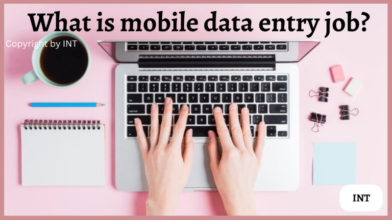 What is mobile data entry job?