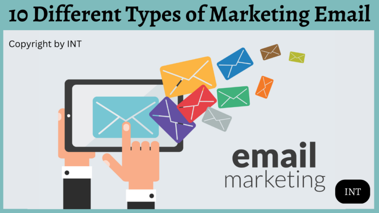 10 Different Types of Marketing Email
